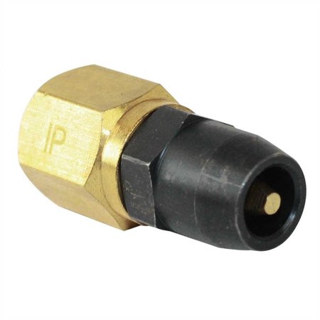 INTERSTATE PNEUMATICS 1/4 Inch FPT Straight-In Tapered Chuck with Shut-off Valve T06